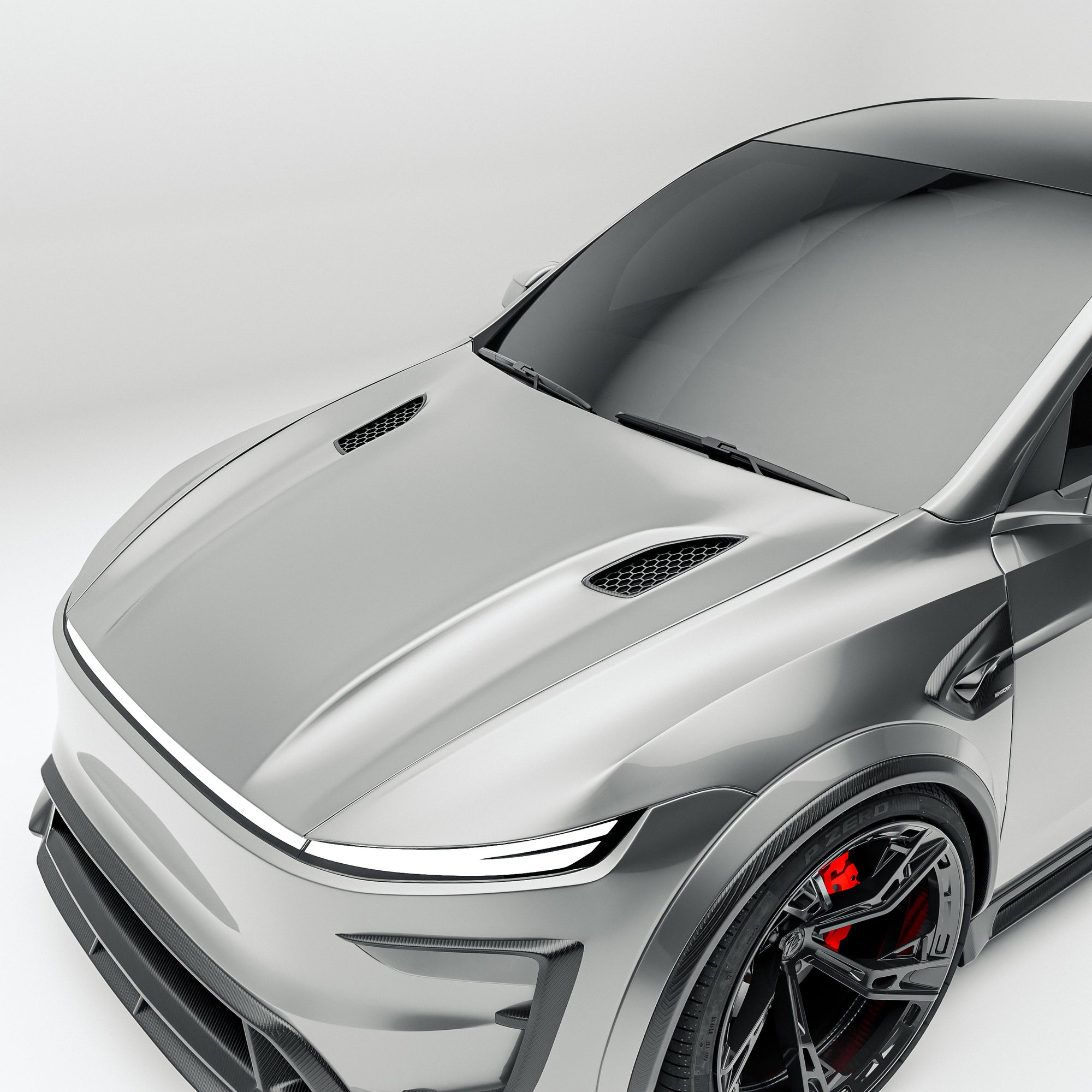Tesla Model Y Juniper Carbon Fiber Hood