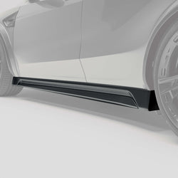 Tesla Model Y Juniper 碳纤维侧裙细节