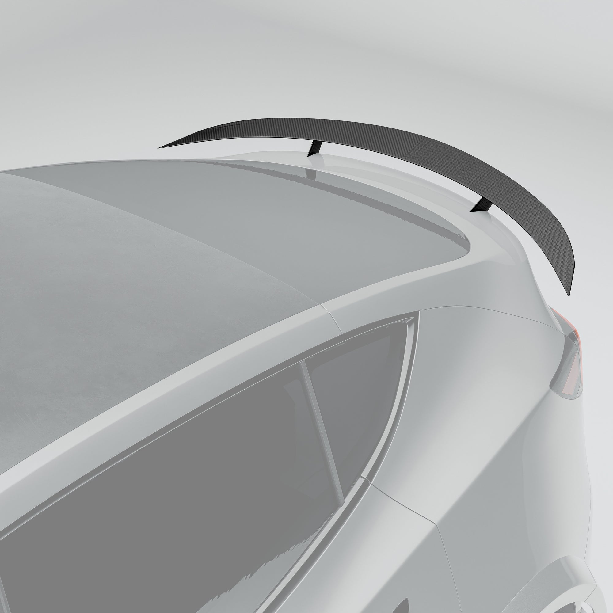 Tesla Model Y 2021–2024 碳纤维后扰流板
