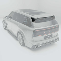 ZEEKR 9X Carbon Fiber Roof Spoiler — VELOIRE by RevoZport with high-gloss finish