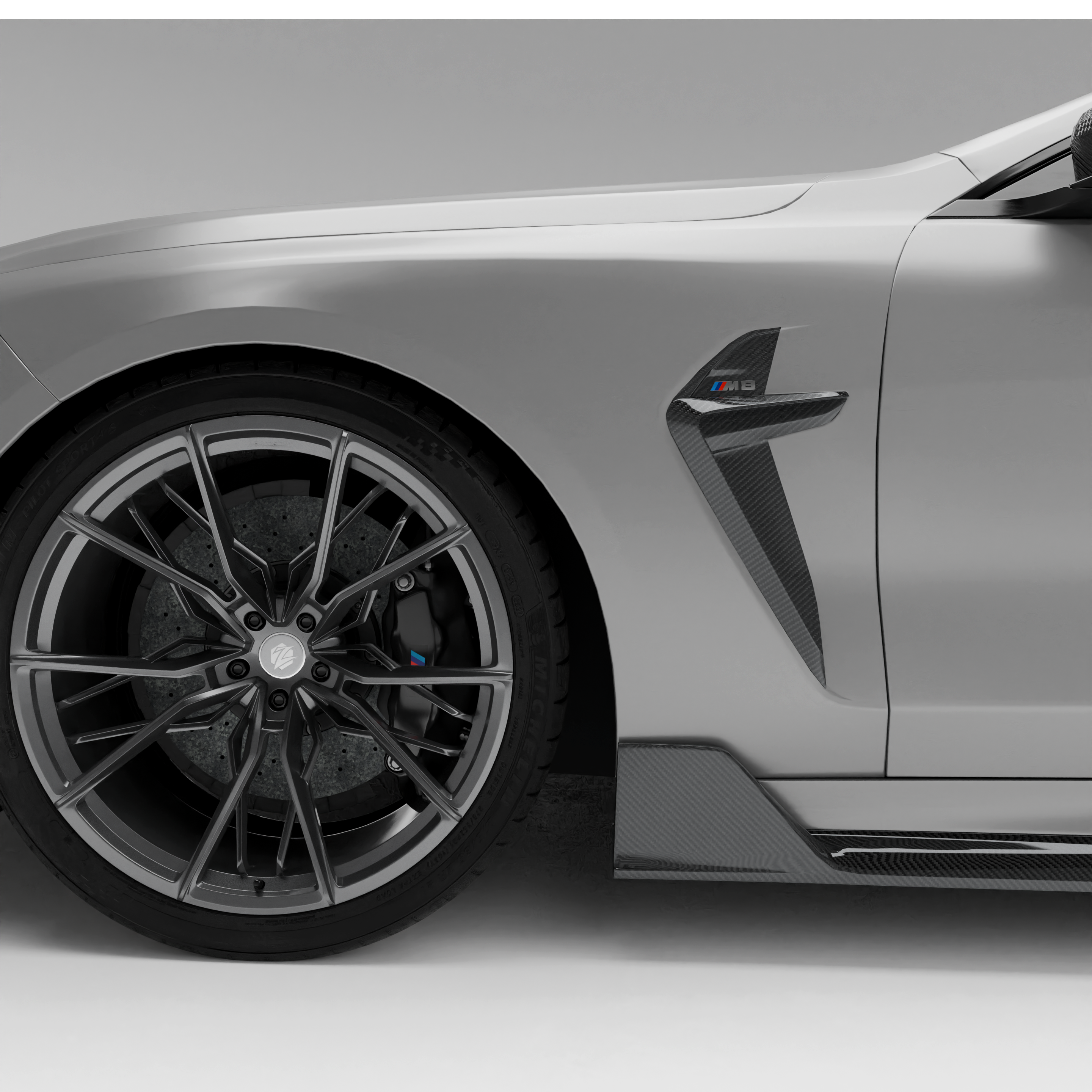 BMW M8 F93 Carbon Fiber Side Fender Vents