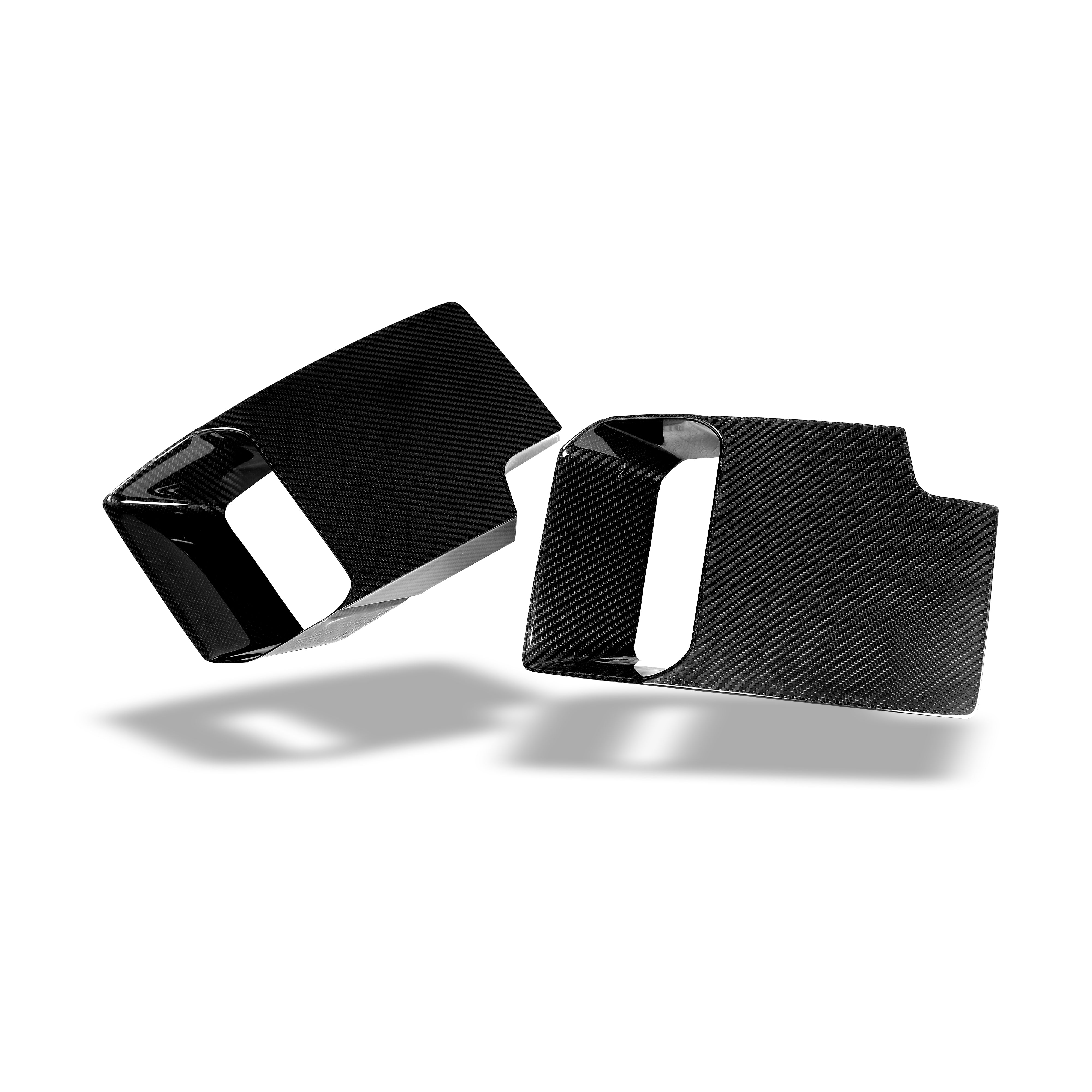 BMW M2 G87 Carbon Fiber Front Bumper Block-Off Plates