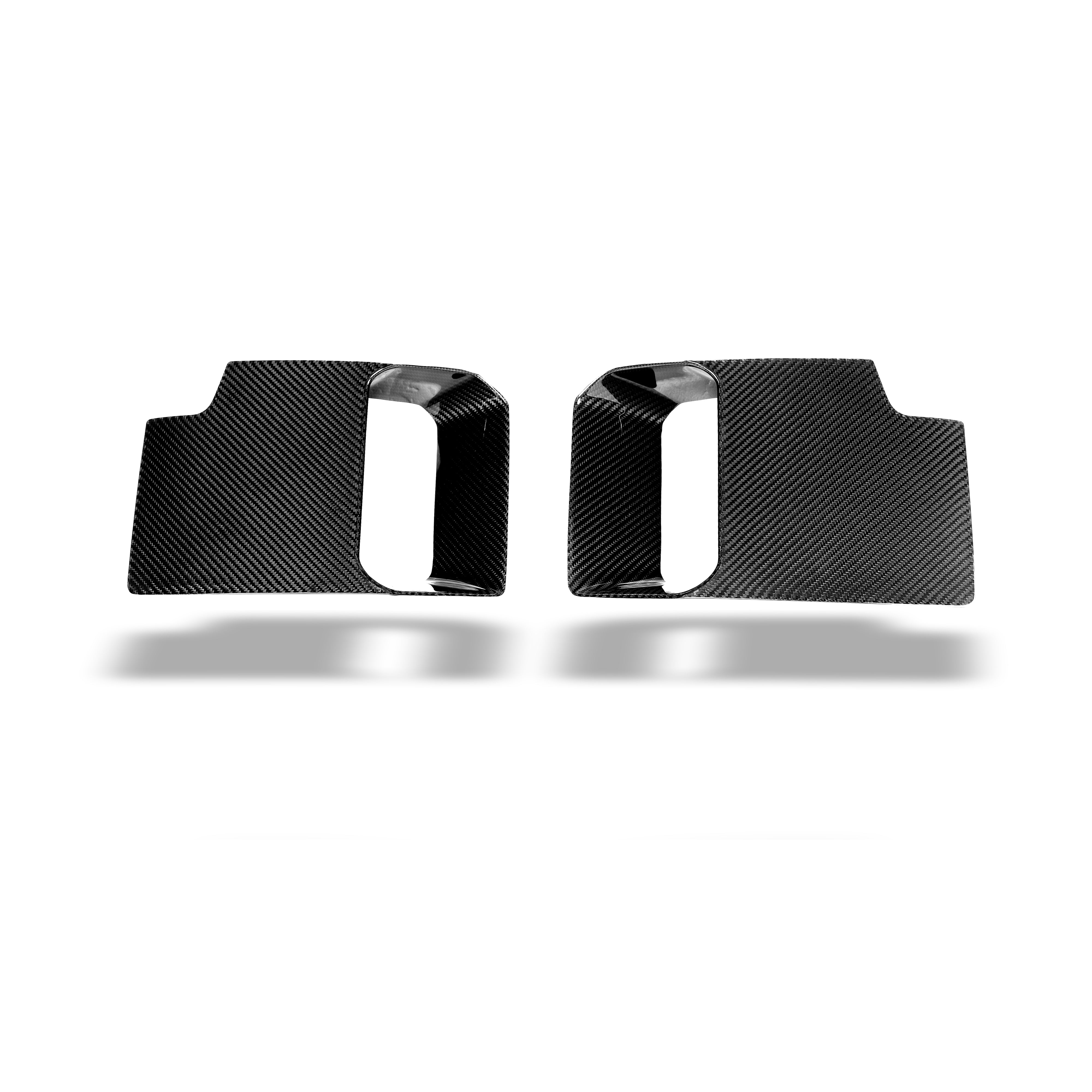 BMW M2 G87 Carbon Fiber Front Bumper Block-Off Plates