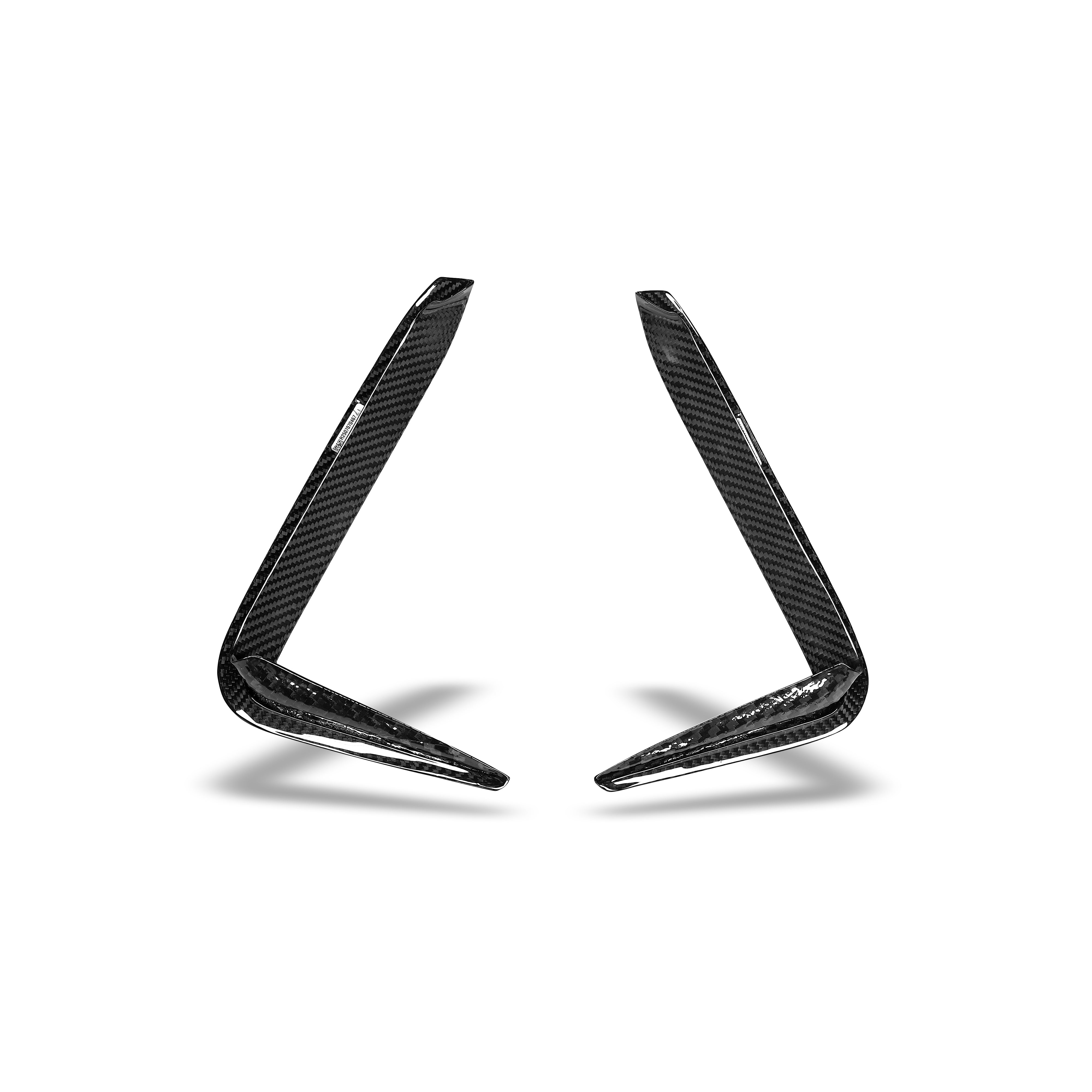 BMW M8 F91 F92 F93 Carbon Fiber Rear Bumper Canards