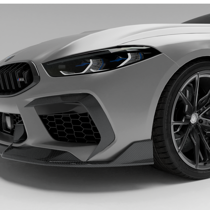 BMW M8 F93 Carbon Fiber Front Bumper Canards