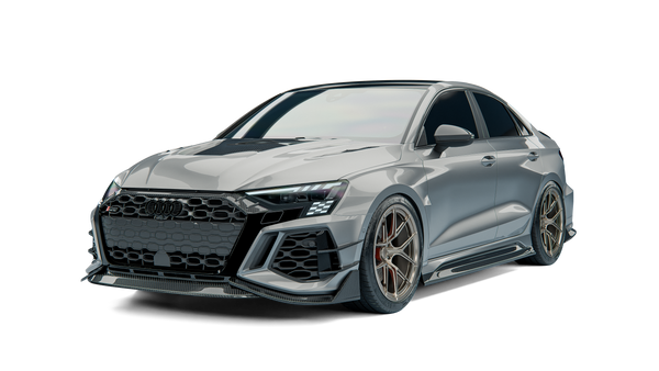 Audi RS3 8Y Pre-LCI Sedan Limousine RevoZport Street Program front three-quarter view