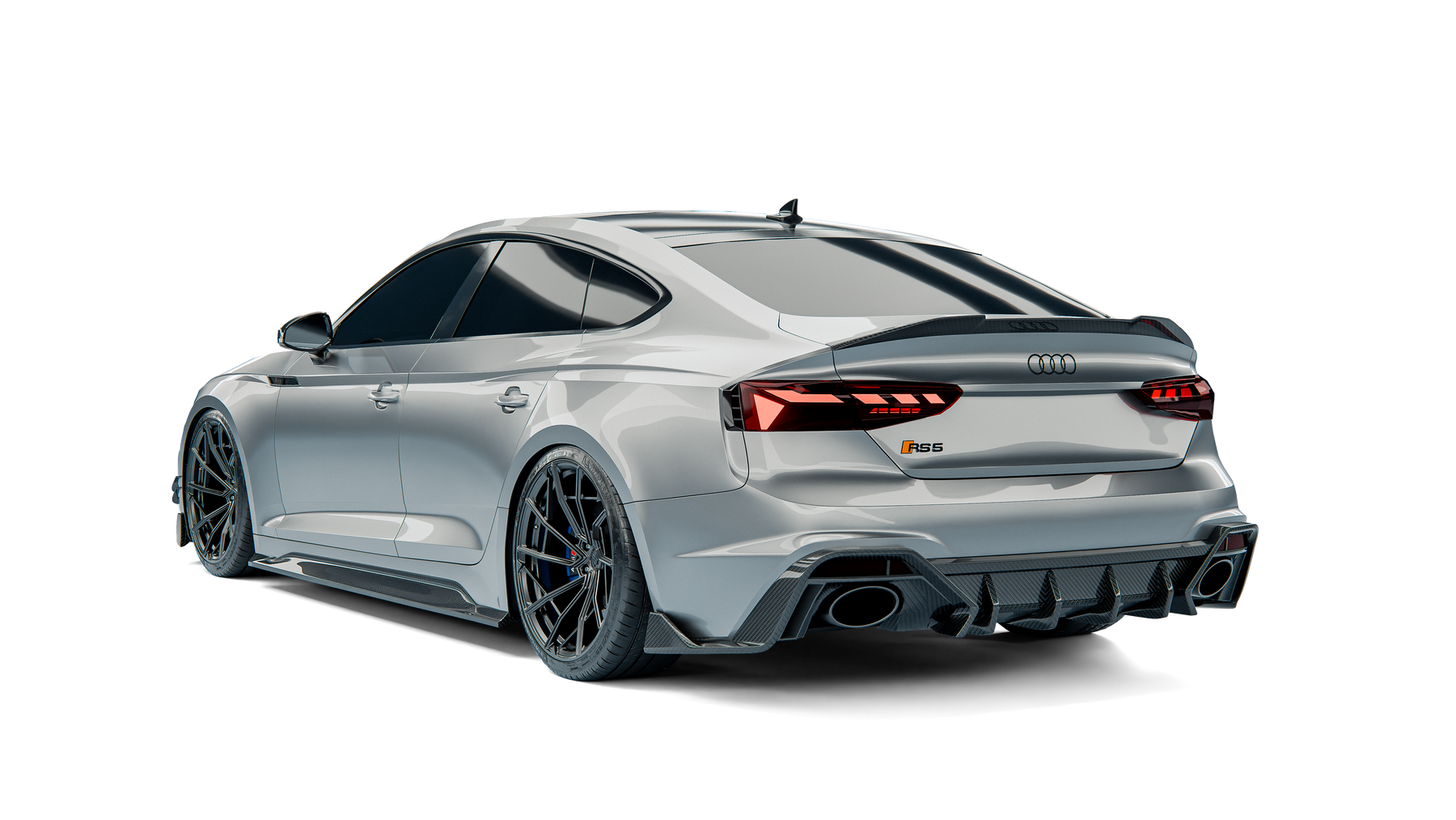 Audi RS5 B9.5 Sportback Street Program rear three-quarter view