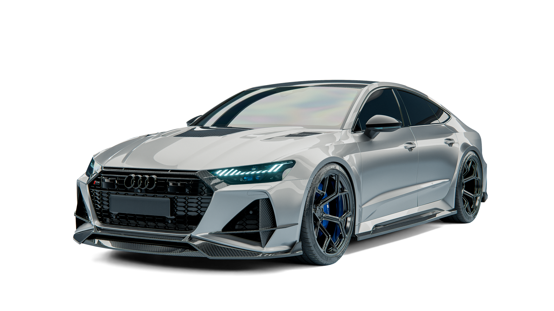 Audi RS7 C8 Sportback Street Program front three-quarter view
