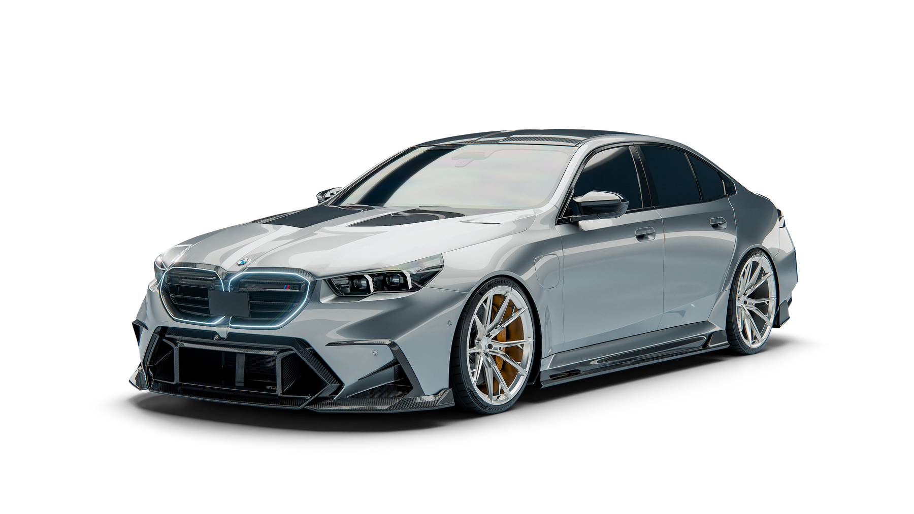 BMW M5 G90 Sedan Street Program front three-quarter view