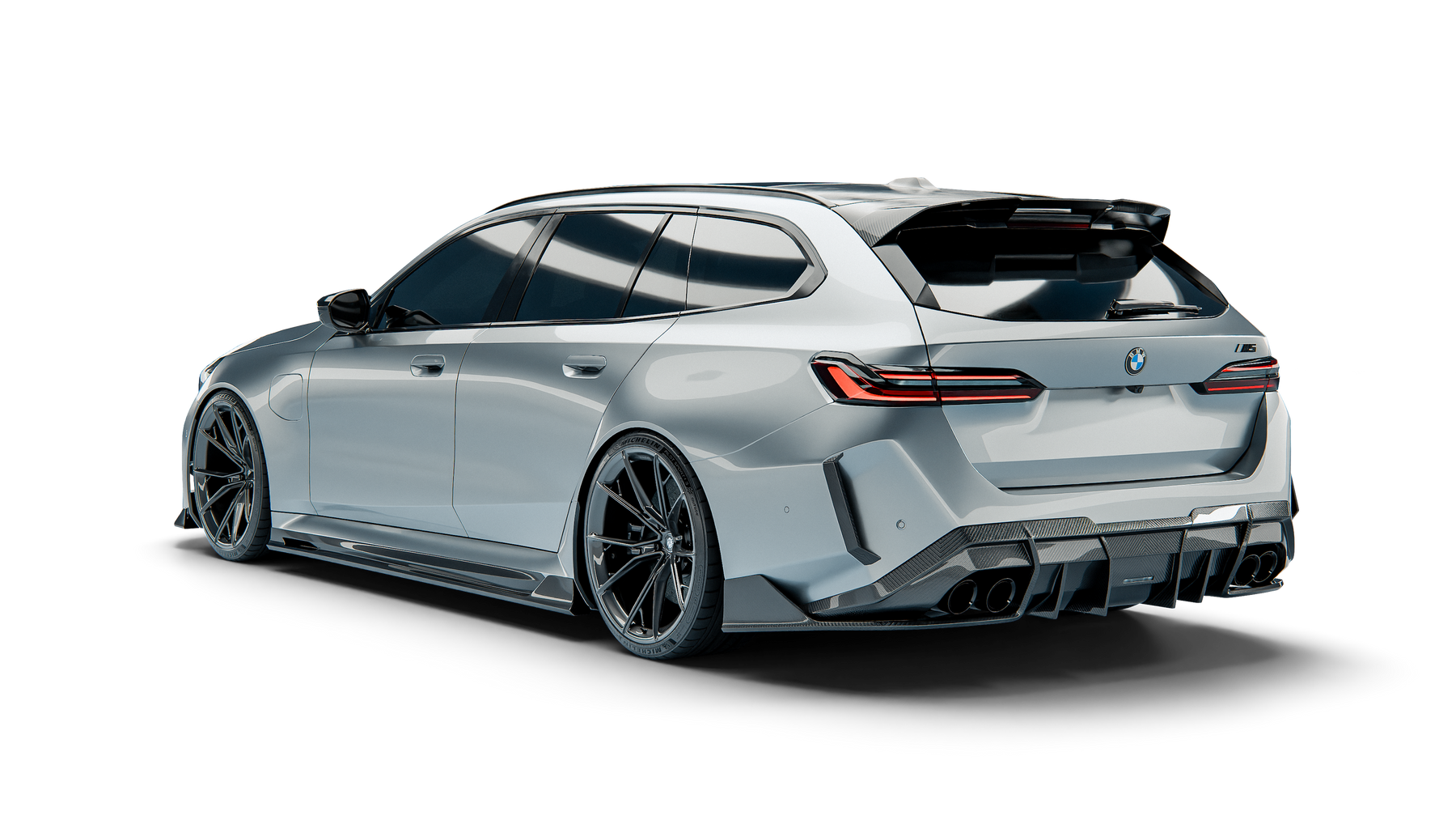 BMW M5 G99 Touring Street Program rear three-quarter view