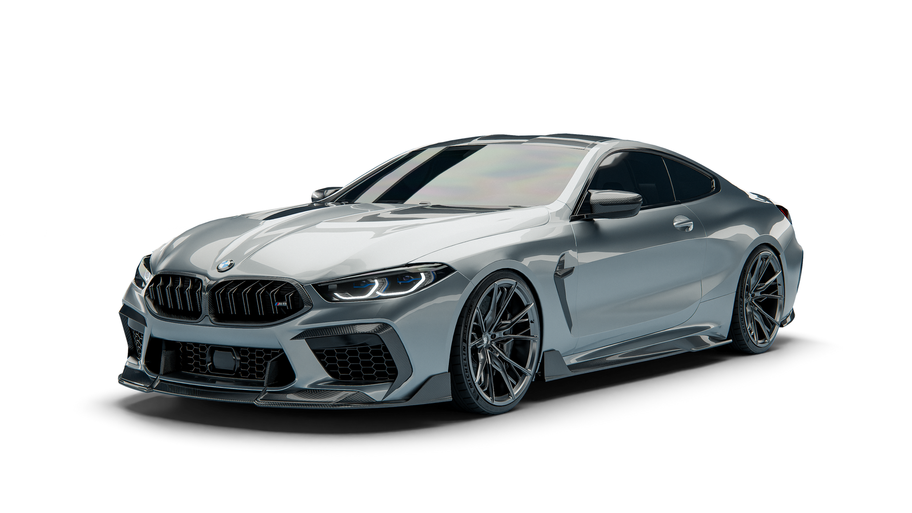 BMW M8 F92 Coupe RevoZport Street Program front three-quarter view