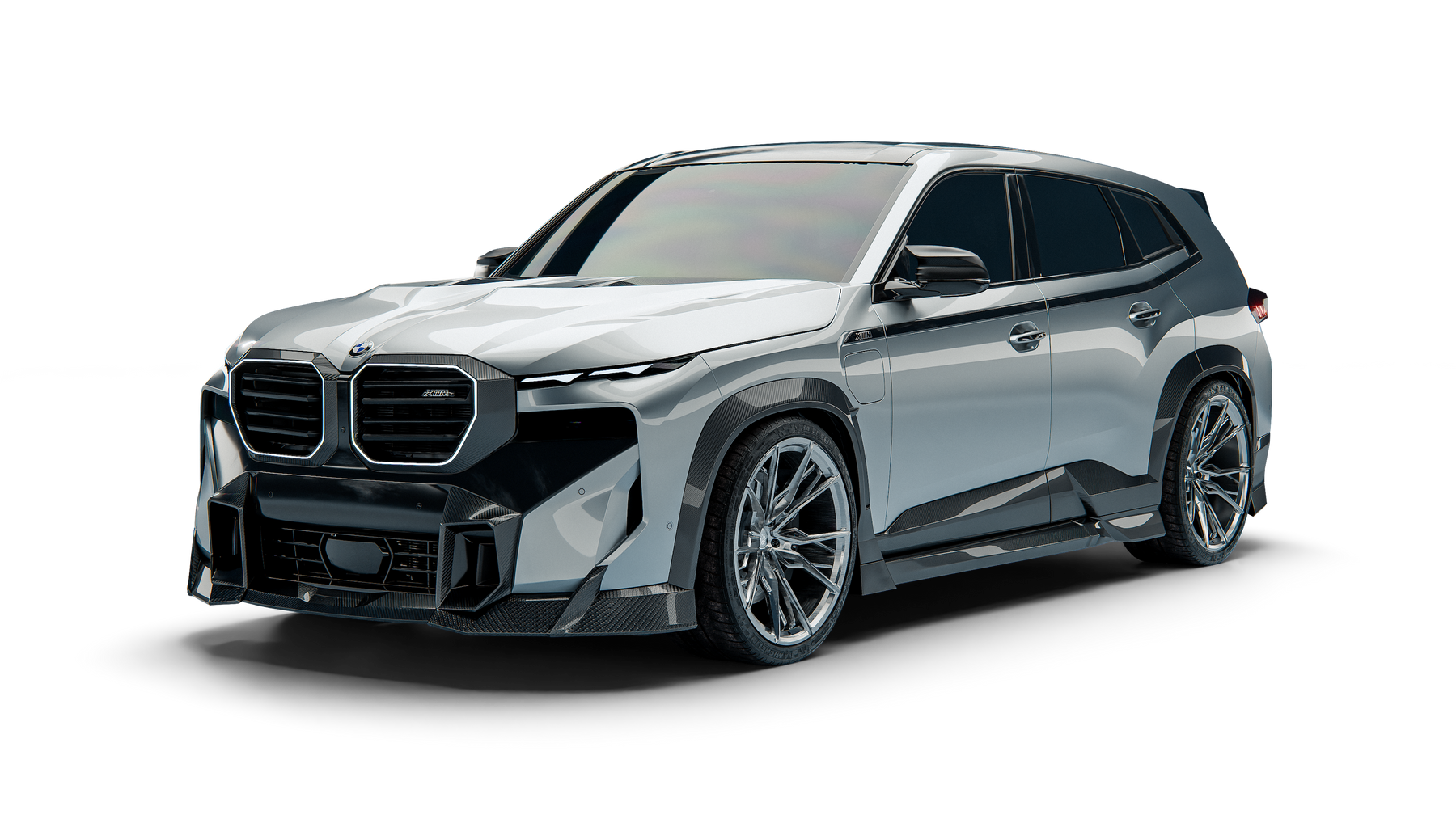 BMW XM G09 SUV Street Program front three-quarter view
