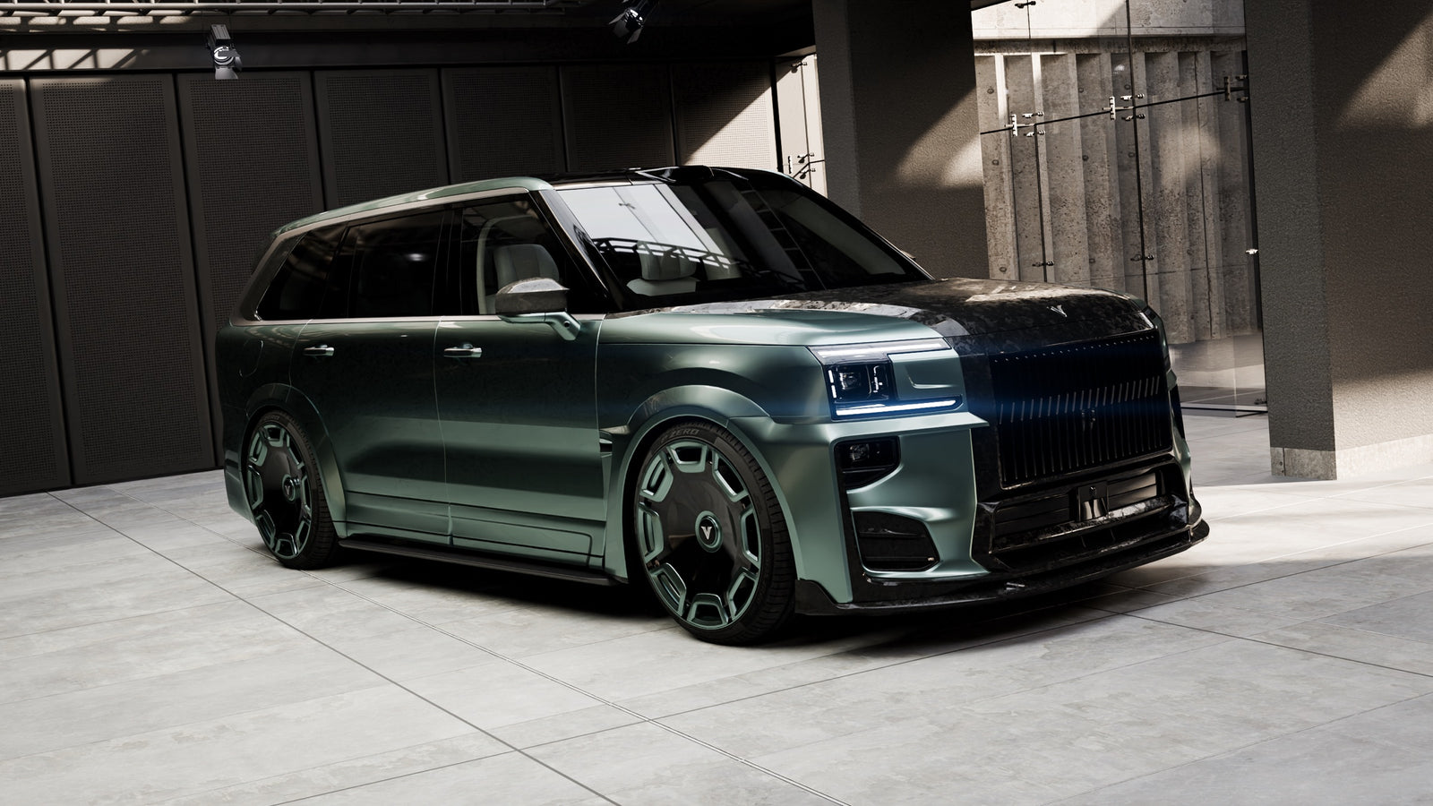 VELOIRE 9X complete transformation for the ZEEKR 9X in a front three-quarter view.