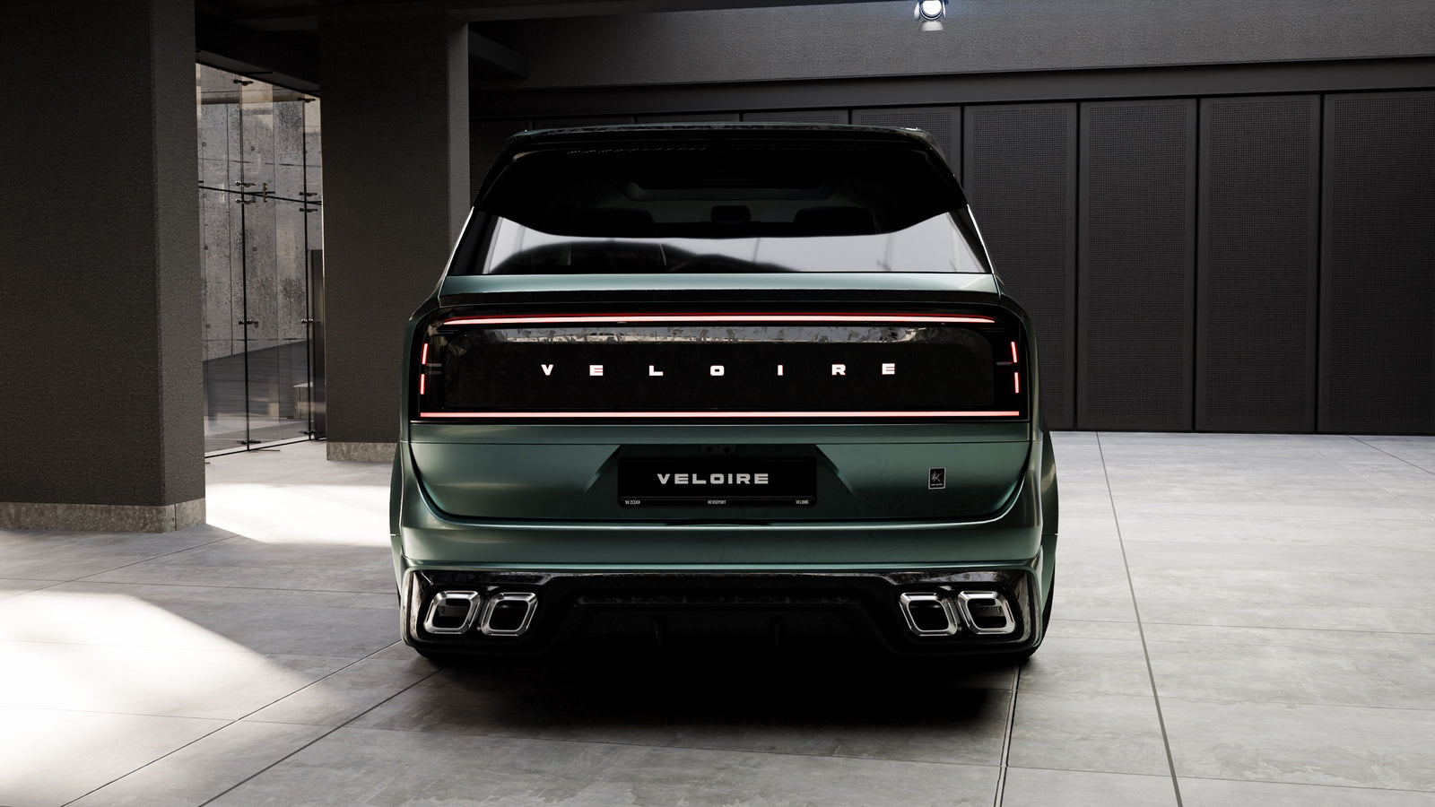 Rear view of the Veloire 9X.
