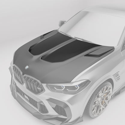 BMW X6M F96 PRE LCI Carbon Fiber Hood